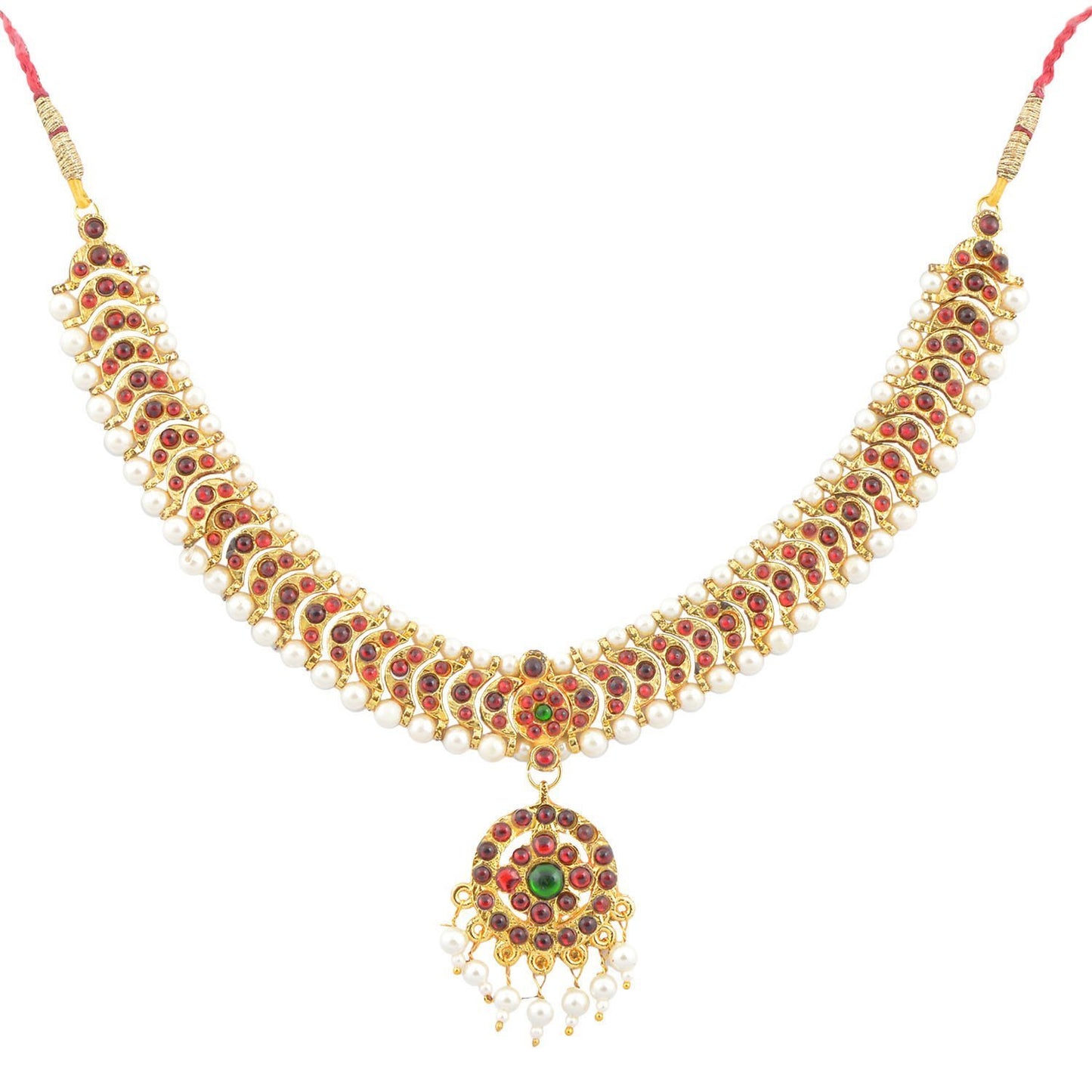 SRIMAN BHARATANATYAM KEMPU JEWELLERY SET