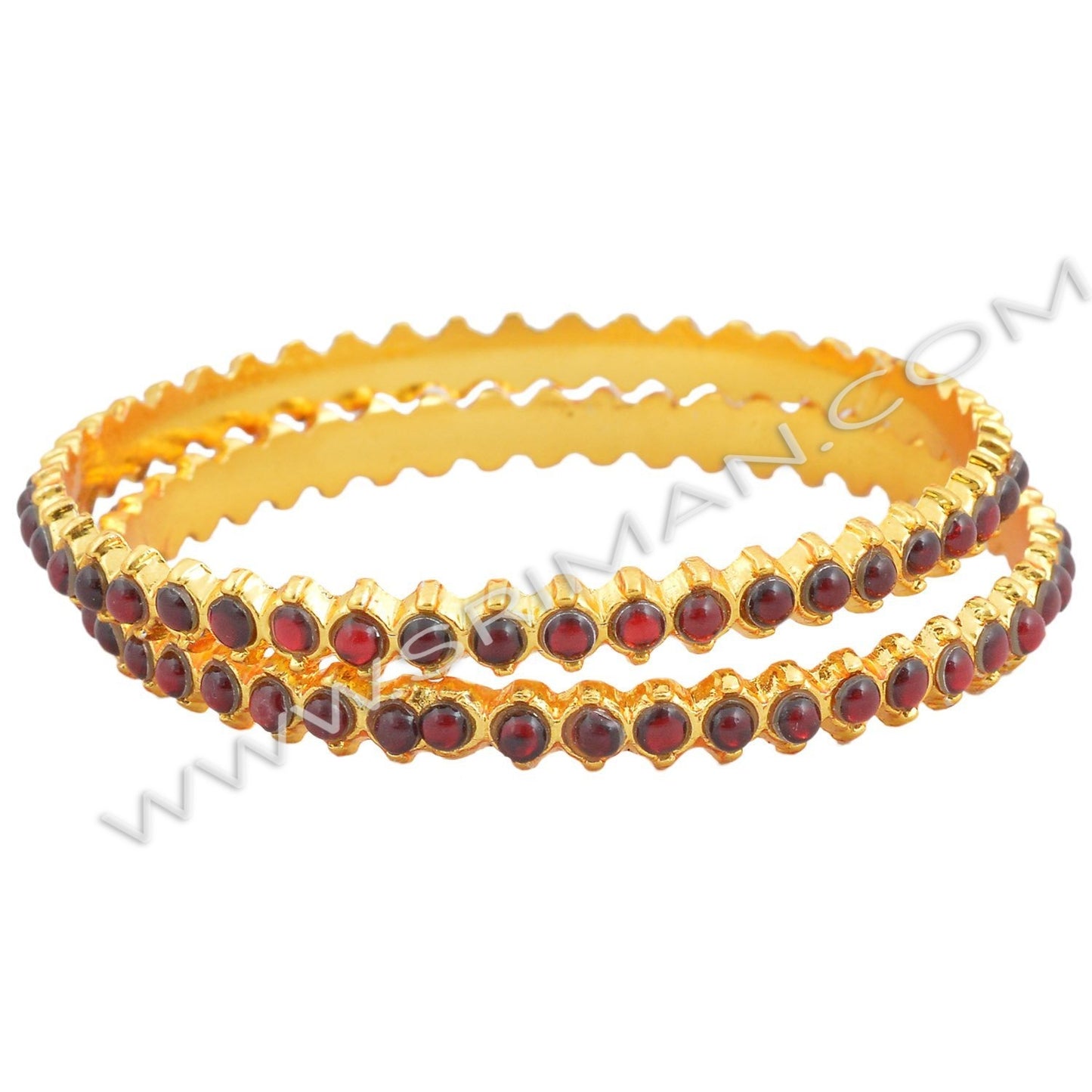 SRIMAN BHARATANATYAM KEMPU JEWELLERY SET