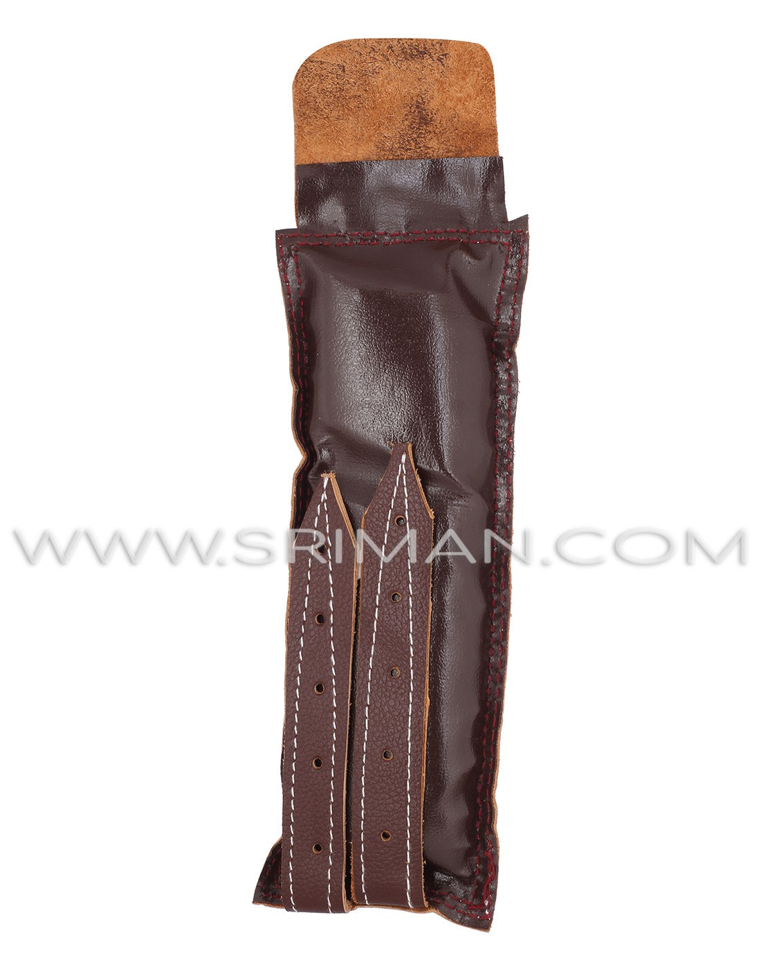 3 Line Leather Pad Ankel Bell GHUNGROO