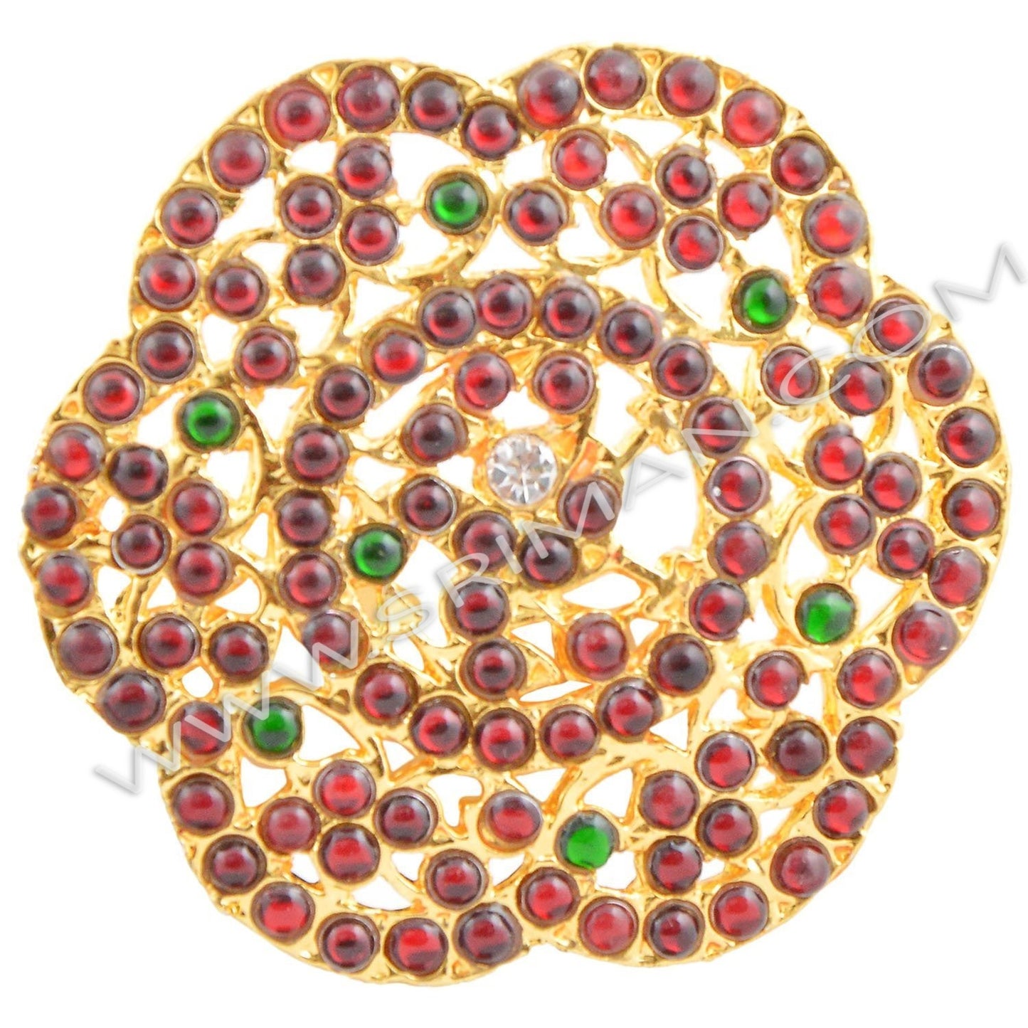 Kids Bharatanatyam Jewellery set kempu design - 10 items