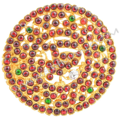 Sriman Bharatanatyam Jewellery center white stone  for kids