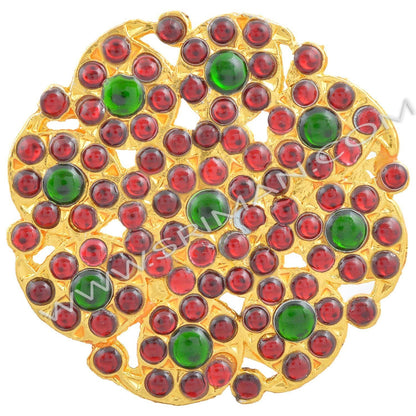 SRIMAN TEMPLE DANCE JEWELLERY SET- MANGO