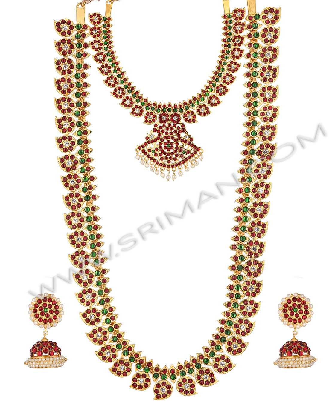 SRIMAN KEMPU MANGO DESGIN LONG HARAM