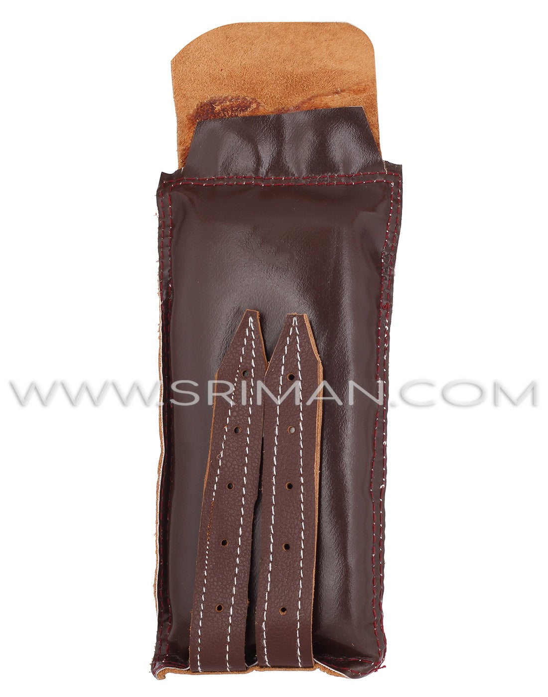 5 Line Leather Pad Ankel Bell GHUNGROO