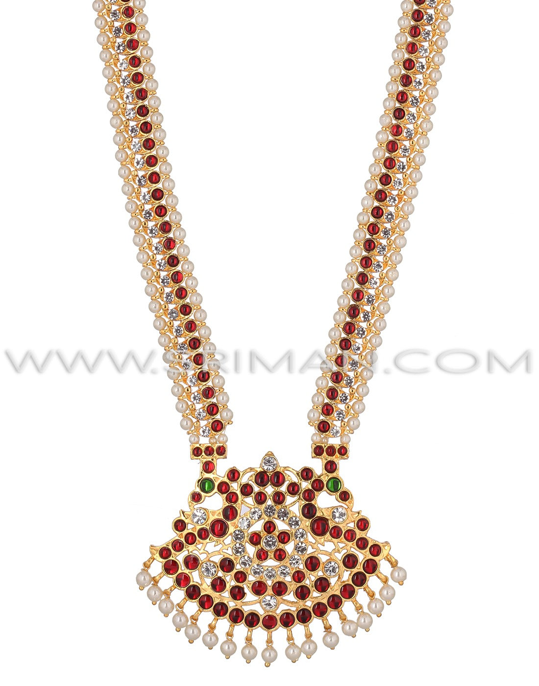 SRIMAN LONG MOTI HARAM WITH EARINGS