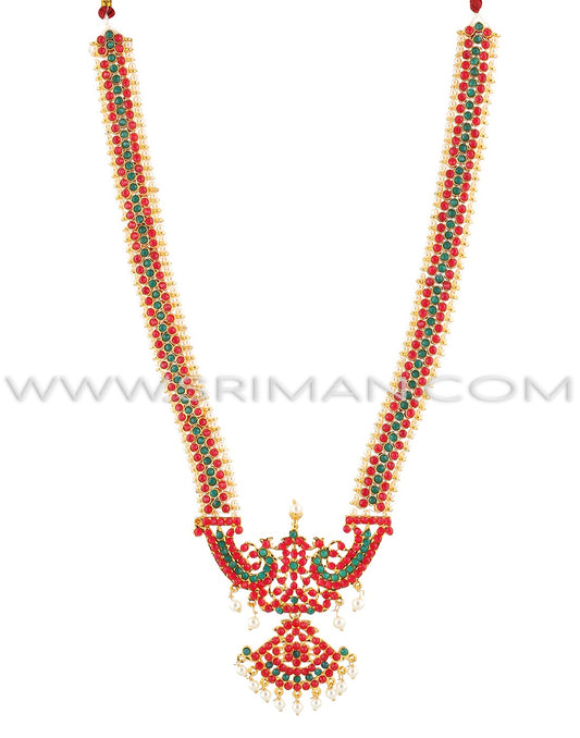 Bharatanatyam antique temple jewellery for Arangetram