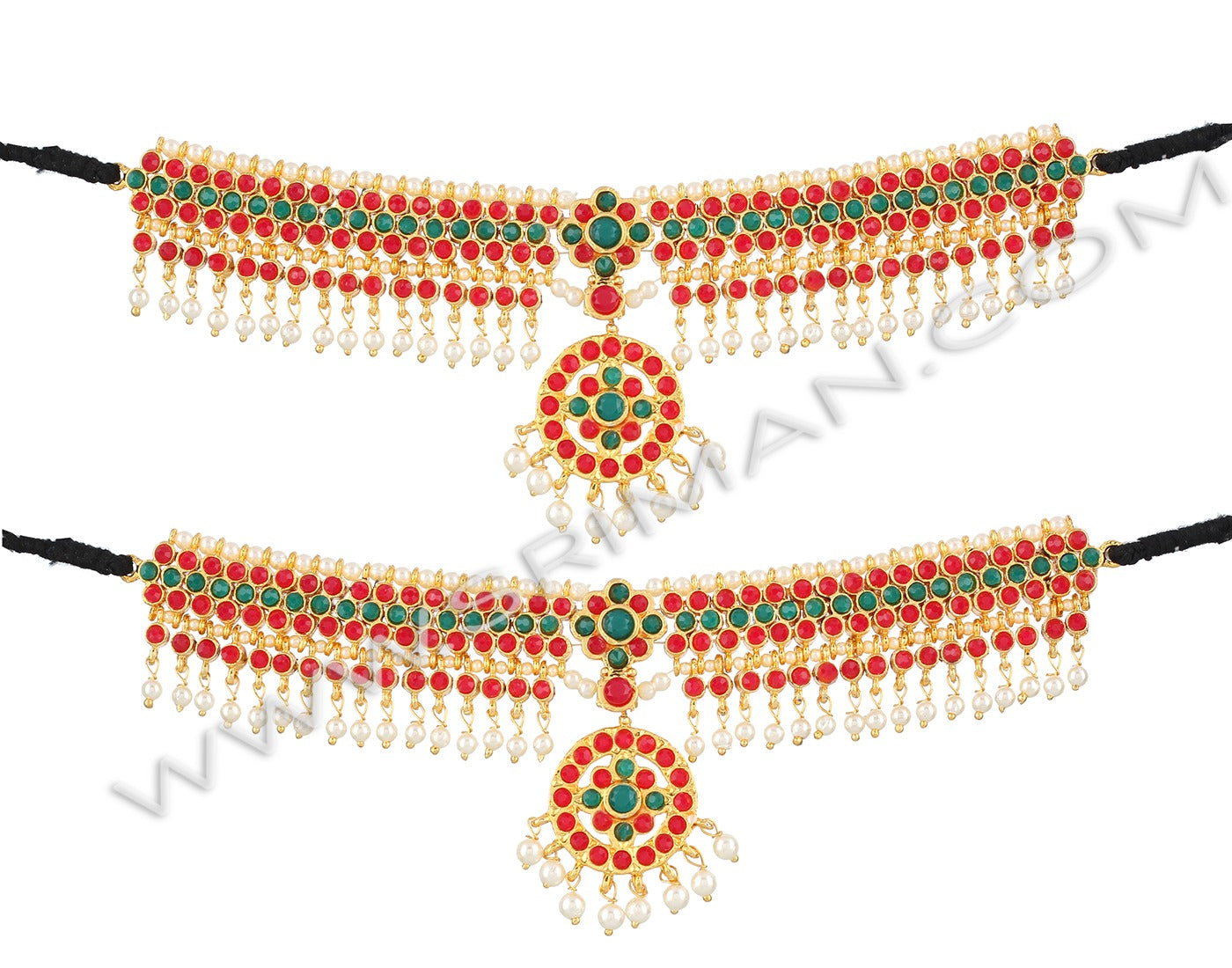 SRIMAN STONE STUDDED DANCE  SET