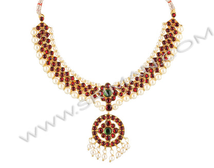 BHARATANATYAM TEMPLE JEWELLERY DANCE SET