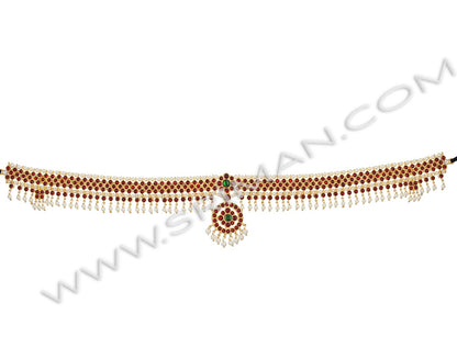 SRIMAN BHARATANATYAM KEMPU JEWELLERY SET