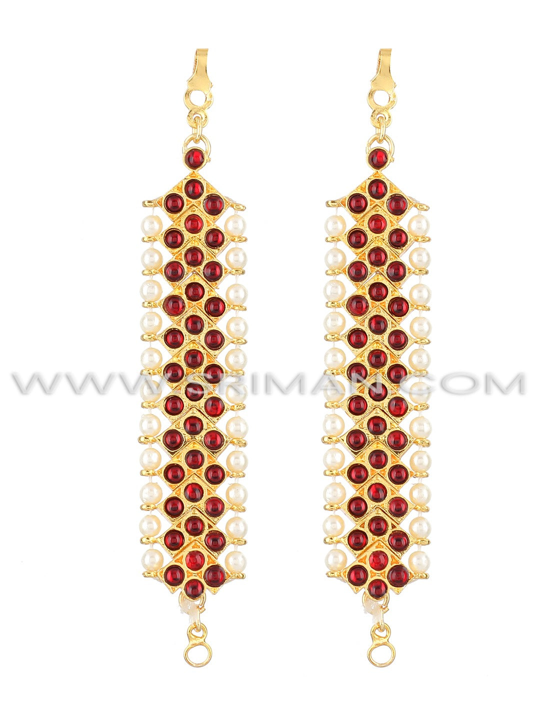 BHARATANATYAM DANCE JEWELLERY SET - 10 ITEMS