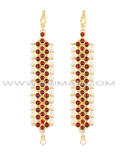 BHARATANATYAM DANCE JEWELLERY SET - 10 ITEMS