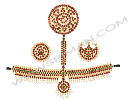 SRIMAN COMPLETE DANCE JEWELLERY SET- 10 ITEMS