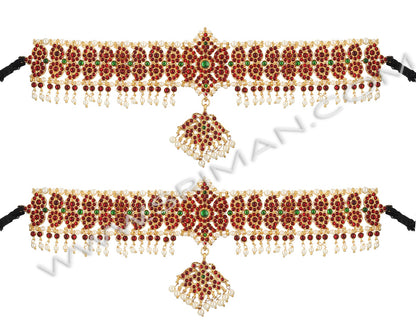 BHARATANATYAM MANGO DESIGN DANCE SET