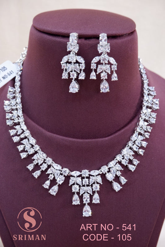 SRIMAN FANCY RADIUM NECKLACE SET