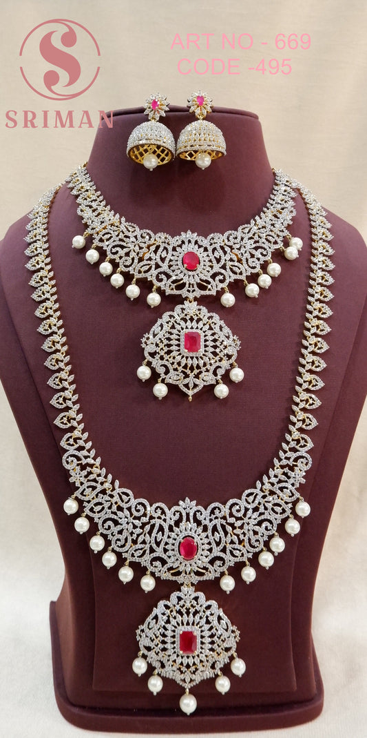 SRIMAN RADUIM POLISH LONG COMBO HARAM SET