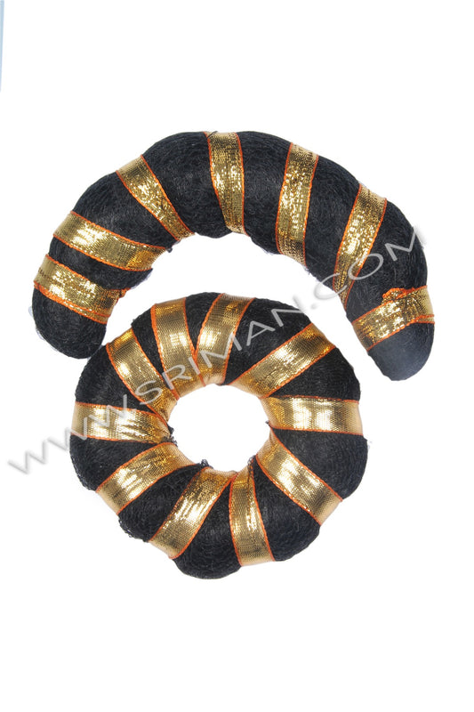 SRIMAN WOMEN VADA KONDAI WITH GOLD TAPE