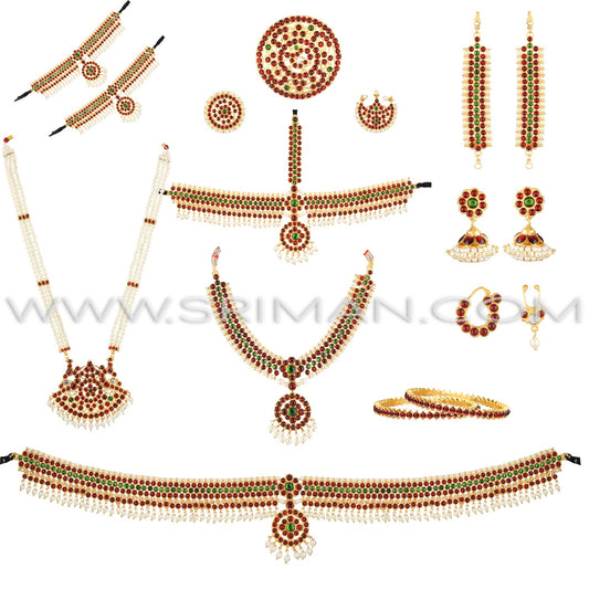 SRIMAN COMPLETE DANCE JEWELLERY SET- 10 ITEMS