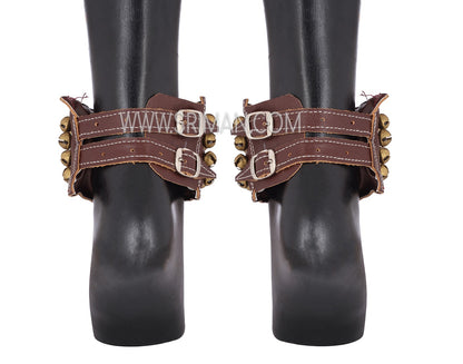 traditional leather salangai dance anklets india international shipping
